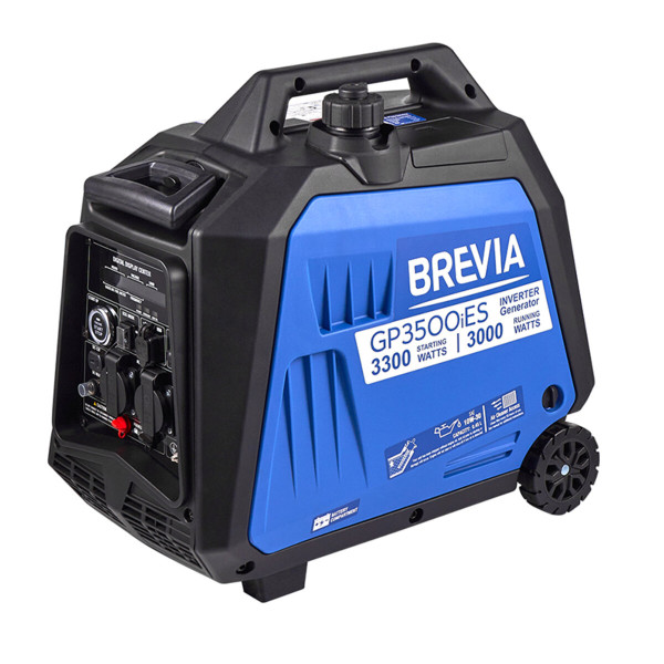 Генератор инверторный Brevia GP3500iES 3.3кВт с электростартером (ном 3.0кВт)