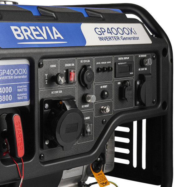Генератор инверторный Brevia GP4000Xi 4.0кВт (ном 3.8кВт)
