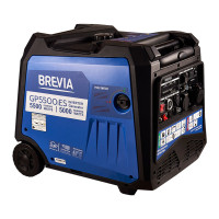 Генератор инверторный Brevia GP5500iES 5.5кВт с электростартером (ном 5.0кВт)