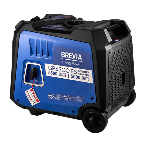 Генератор инверторный Brevia GP5500iES 5.5кВт с электростартером (ном 5.0кВт)