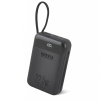 Повербанк Brevia 20000mAh 22.5W Type-C+Lightning Cable, Li-Pol, LCD (45222)