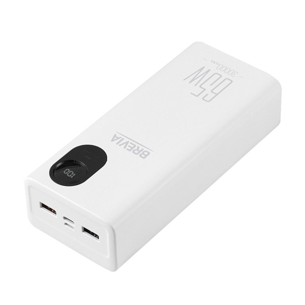 Повербанк Brevia 30000mAh 65W Li-Pol, LCD (45365)