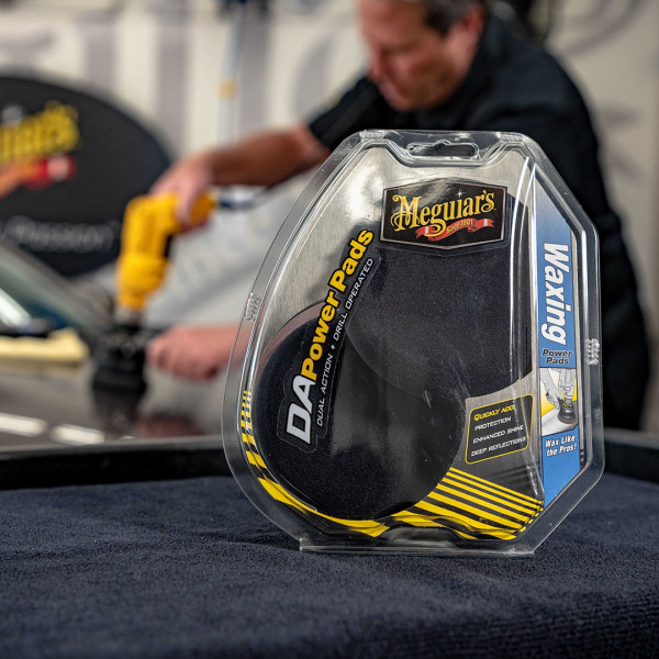 Набор мягких кругов для полировки Meguiar's DA Waxing Power Pads Ø 90 мм, 2 шт (G3509INT)