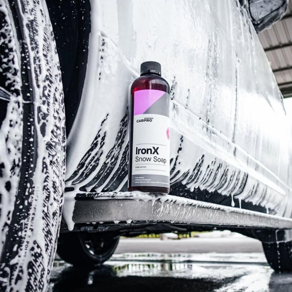 Активная пена и автошампунь CARPRO IronX Snow Soap, 500 мл (8809397811457)