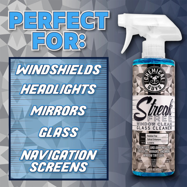 Очиститель стекол без разводов Chemical Guys Streak Free Window Clean, 473 мл
