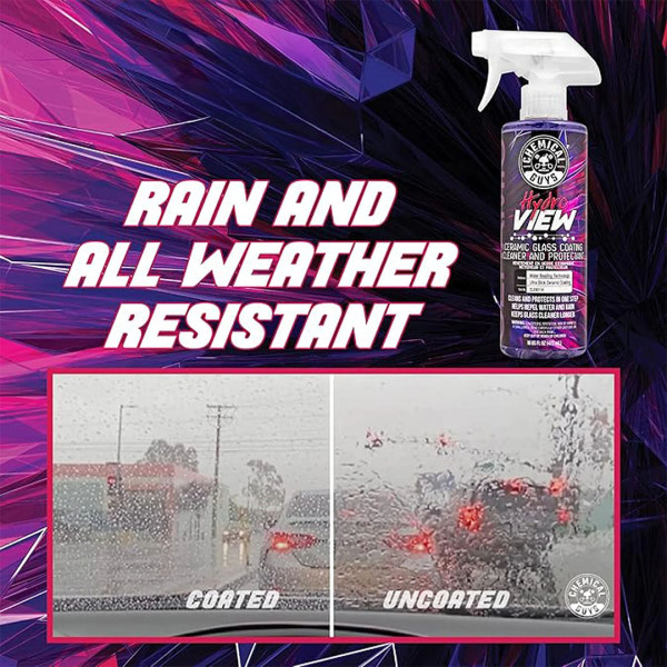 Очиститель и керамическая защита стекол Chemical Guys HydroView Ceramic Glass Cleaner & Coating, 473 мл