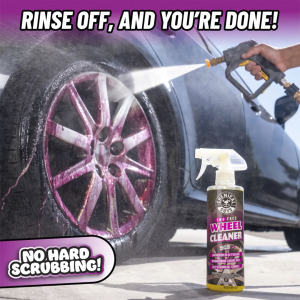 Очиститель для дисков с индикатором загрязнения Chemical Guys Two Face Color Changing Wheel Cleaner, 473 мл (CLD303_16)