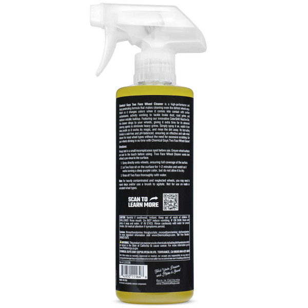 Очиститель для дисков с индикатором загрязнения Chemical Guys Two Face Color Changing Wheel Cleaner, 473 мл (CLD303_16)