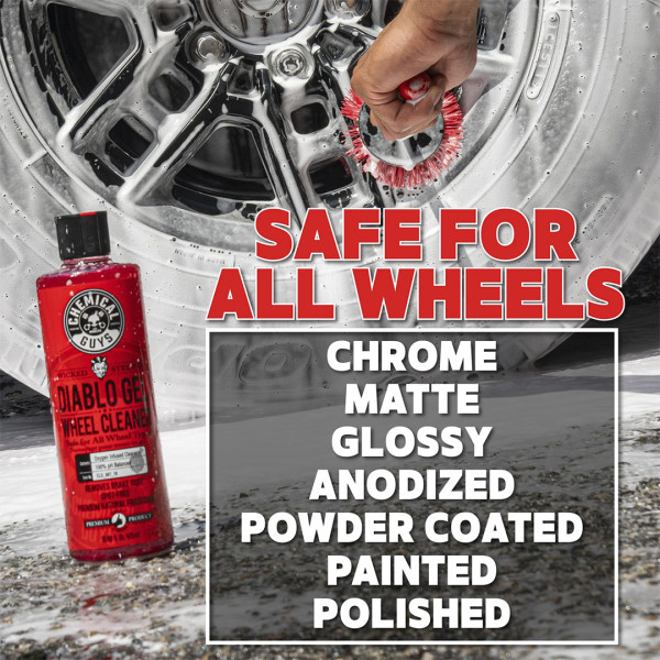 Концентрированный гель для чистки дисков и шин Chemical Guys Diablo Wheel Cleaner, 3785 мл (CLD997)