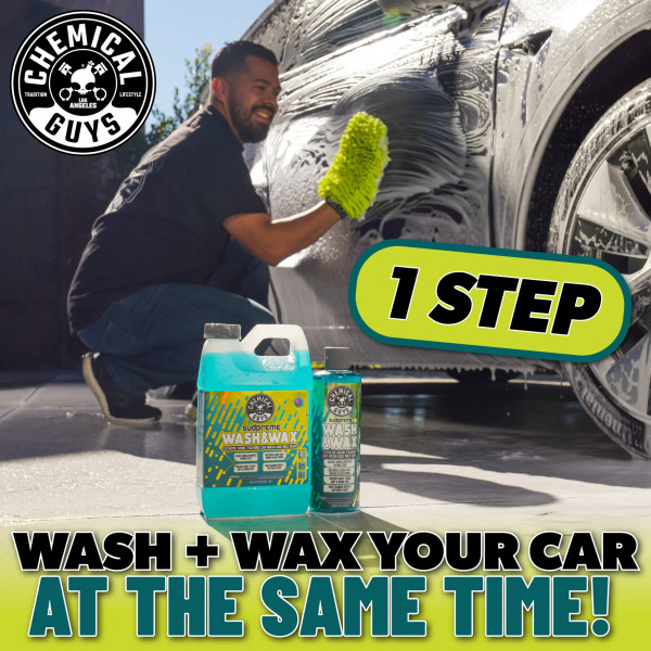 Автошампунь з карнаубівським воском Chemical Guys Sudpreme Wash & Wax, 473 мл (CWS102_16)