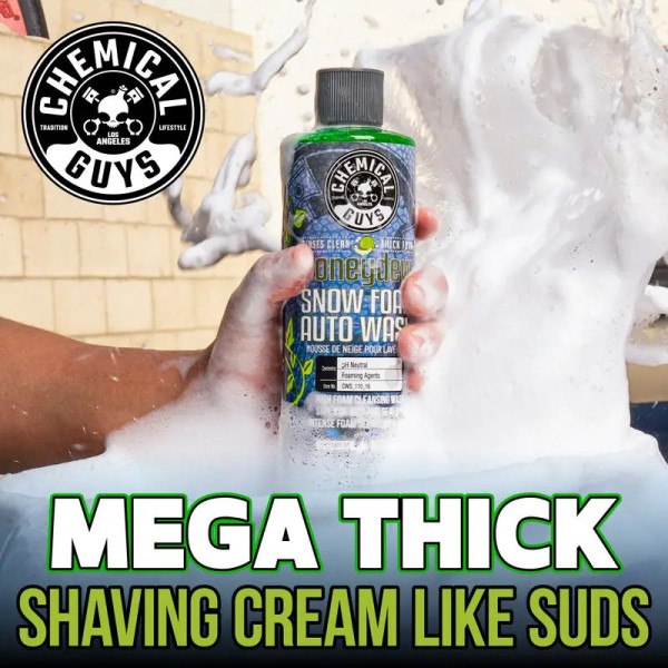 Автошампунь концентрированный Chemical Guys Honeydew Snow Foam, 473 мл (CWS110_16)