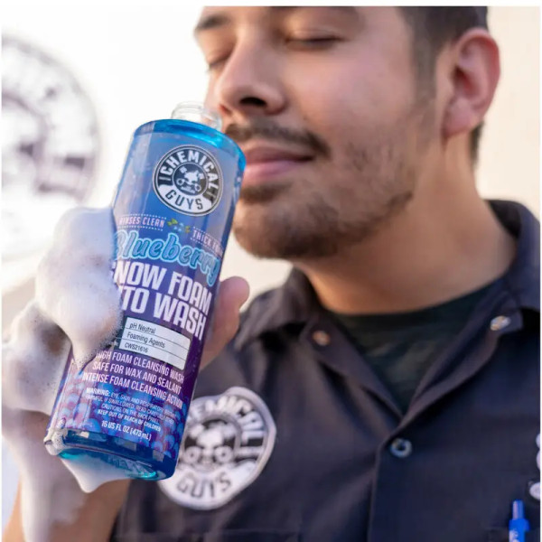Автошампунь для ручной мойки Chemical Guys Blueberry Snow Foam Auto Wash, 473 мл (CWS216_16)