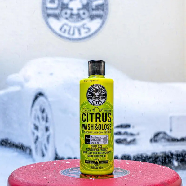 Автошампунь Chemical Guys Citrus Wash & Gloss, 473 мл (CWS301_16)