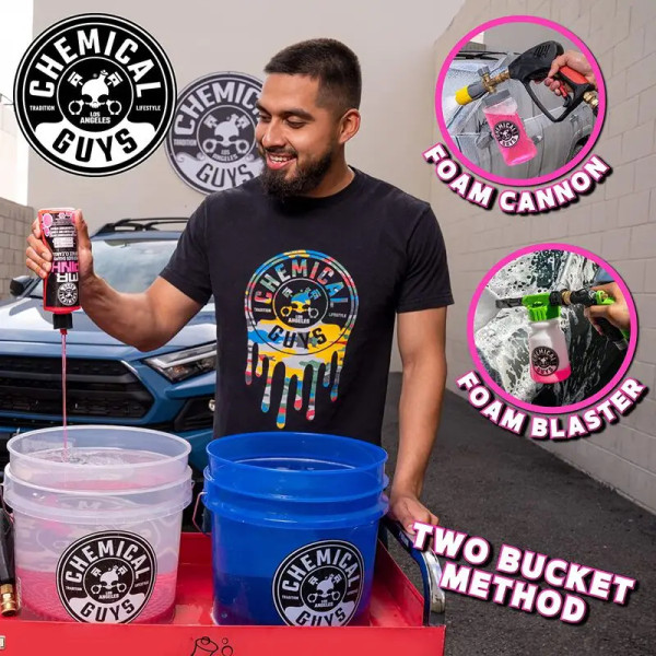 Автошампунь для ручной мойки Chemical Guys Mr. Pink Super Suds Superior Surface Cleanser Car, 473 мл (CWS402_16)