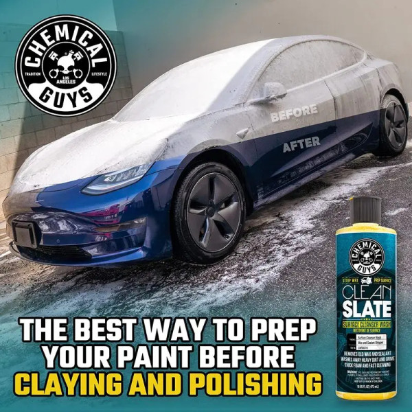 Автошампунь для глубокой очистки поверхности Chemical Guys Clean Slate Wax Stripping Wash, 1.89 л (CWS803_64)