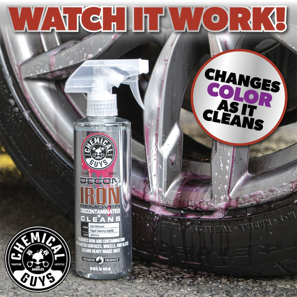 Средство для удаления металлических вкраплений Chemical Guys Decon Pro Iron Remover, 473 мл (SPI215_16)