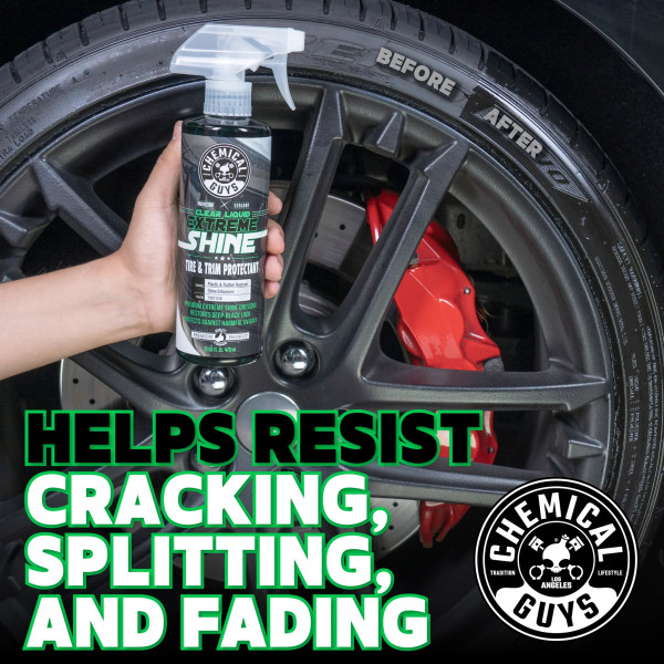 Средство для ухода за шинами и пластиком Chemical Guys Clear Liquid Extreme Tire Shine, 473 мл (TVD112_16)