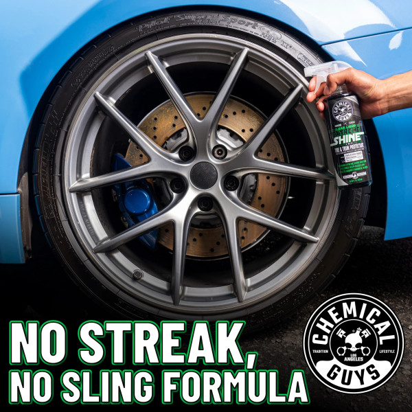 Средство для ухода за шинами и пластиком Chemical Guys Clear Liquid Extreme Tire Shine, 473 мл (TVD112_16)