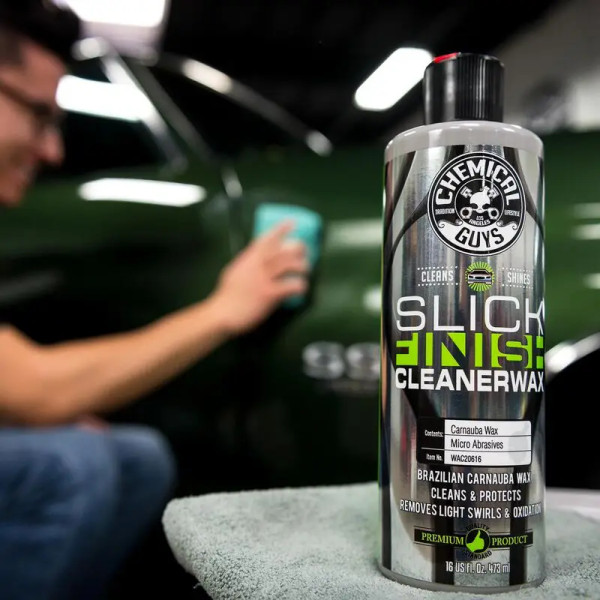Воск пастообразный с воском карнауба Chemical Guys Slick Finish, 473 мл (WAC206_16)