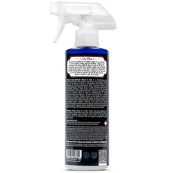 Силант для защиты и ухода за ЛКП Chemical Guys Activate Shine & Seal, 473 мл (WAC208_16)