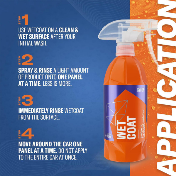 Гидрофобное покрытие Gyeon Q²M WetCoat, 500 мл (8809432671305)