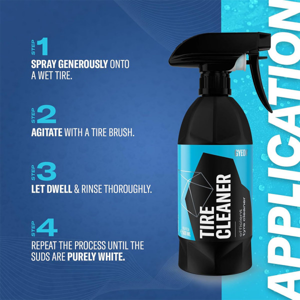 Специализированный очиститель шин и резины Gyeon Q²M Tire Cleaner, 0.5 л