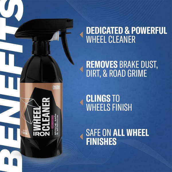 Очиститель дисков от металлических вкраплений Gyeon Q²M Iron WheelCleaner REDEFINED, 0.5 л (8809432677949)