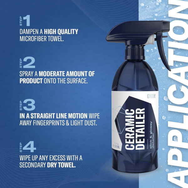 Спрей-детейлер на основе керамики Gyeon Q²M Ceramic Detailer, 0.5 мл (8809973751634)