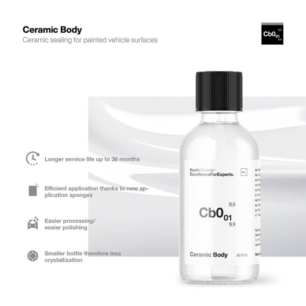 Керамическое защитное покрытие Koch Chemie Ceramic Body Cb0.01, 30 мл (807001)