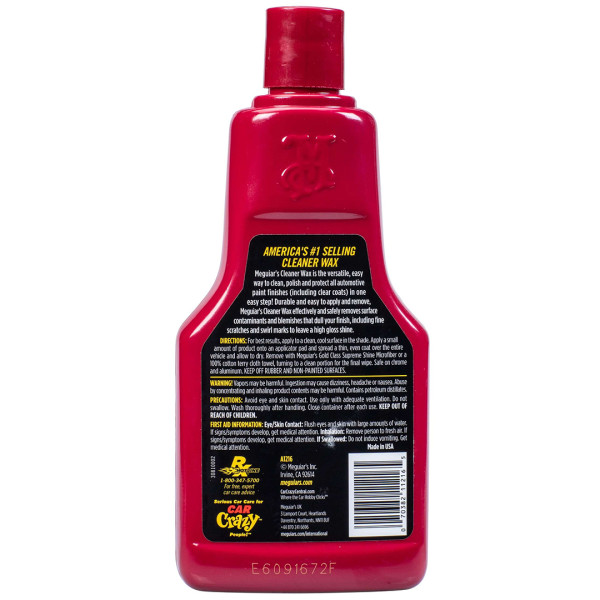 Очиститель жидкий воск Meguiar's Cleaner Wax Liquid, 473 мл (A1216)