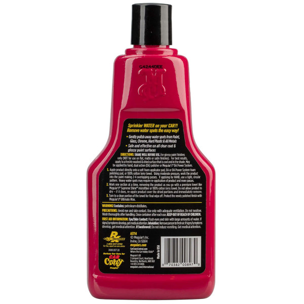 Очиститель водного камня  Meguiar's Water Spot Remover, 473 мл (A3714)