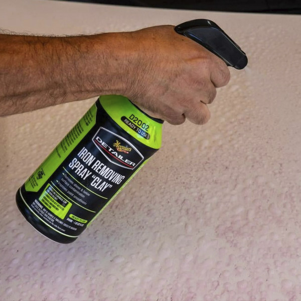 Очиститель кузова от металлических вкраплений Meguiar's Iron Removing Spray Clay, 945 мл (DRTU200232)