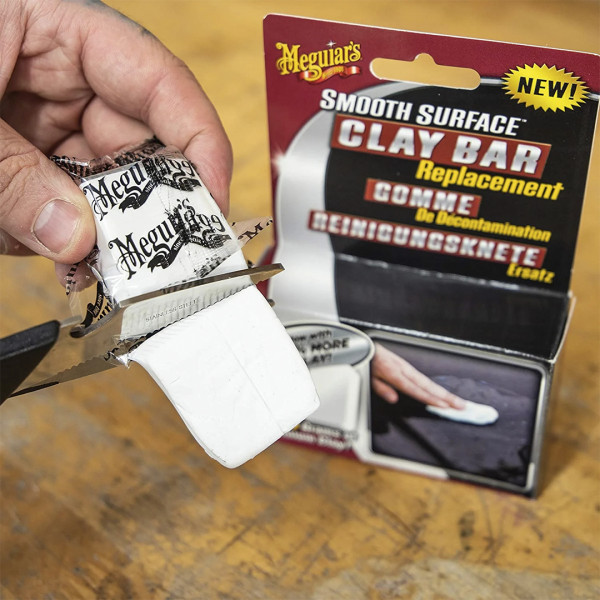 Глина для чищення кузова Meguiar's Smooth Surface Clay Bar, 80 г (G1001EU)