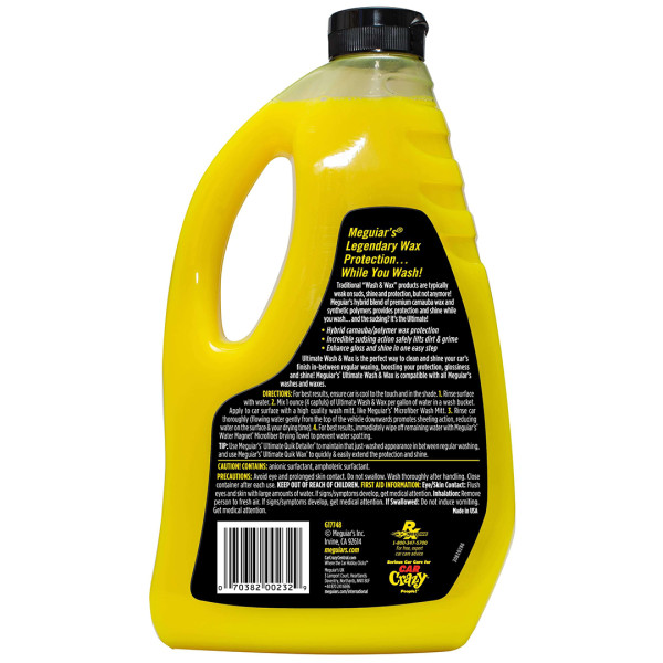 Автомобильный шампунь с воском Meguiar's Ultimate Wash & Wax, 1420 мл (G17748)