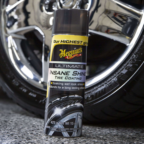 Спрей для чернения шин Meguiar's Ultimate Insane Shine Tire Coating, 425 мл (G190315)