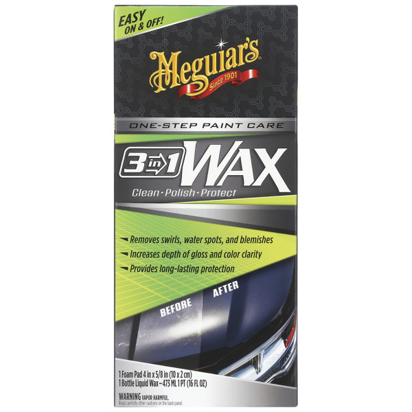 Воск 3 в 1 Meguiar's Wax 3-in-1, 473 мл (G191016)