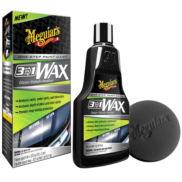 Воск 3 в 1 Meguiar's Wax 3-in-1, 473 мл (G191016)