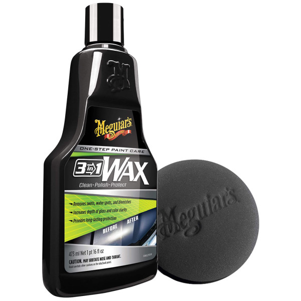 Воск 3 в 1 Meguiar's Wax 3-in-1, 473 мл (G191016)