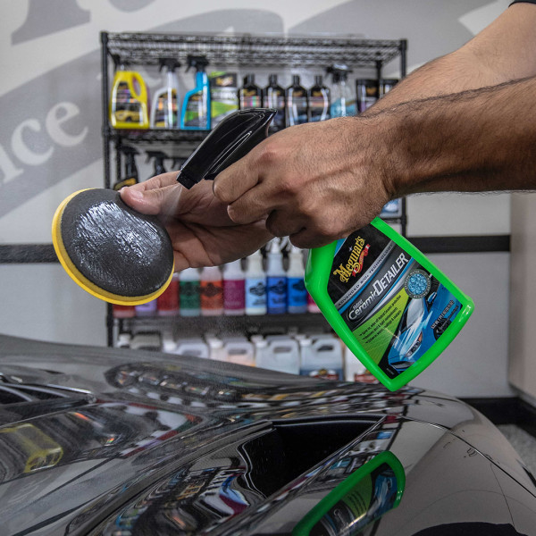 Набор для очистки кузова с эффектом керамики Meguiar's Hybrid Ceramic Quik Clay Kit, 768 мл (G200200)