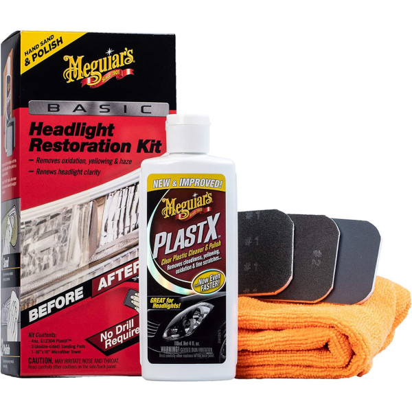 Базовый набор для восстановления фар Meguiar's Basic Headlight Restoration Kit (G2960)