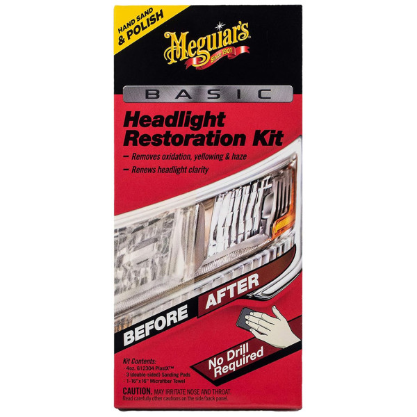 Базовый набор для восстановления фар Meguiar's Basic Headlight Restoration Kit (G2960)