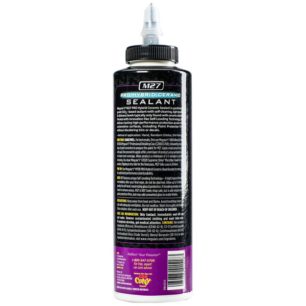 Гибридный керамический силант Meguiar's M27 Pro Hybrid Ceramic Sealant, 473 мл (M2716)