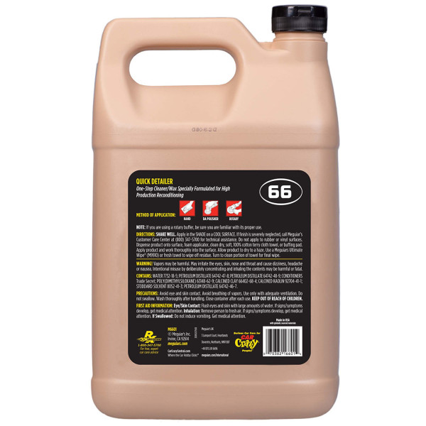 Очищающий воск Meguiar's Quick Detailer, 3.78 л (M6601)