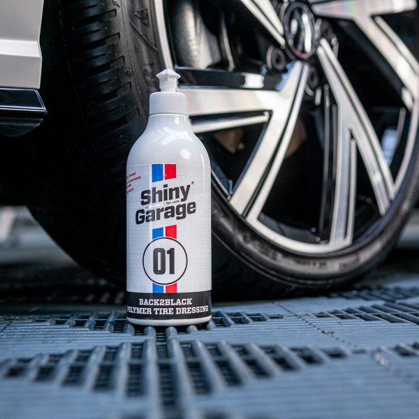 Средство для чернения резины с SiO2 (керамика) Shiny Garage Back2Black Polymer Tire Dressing, 500 мл
