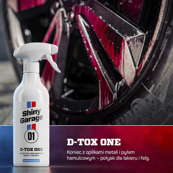Очиститель от металлических вкраплений на кузове и дисках Shiny Garage D-Tox One, 1000 мл
