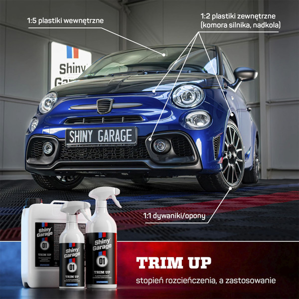 Консервант для резины и пластика Shiny Garage Trim Up, 5 л