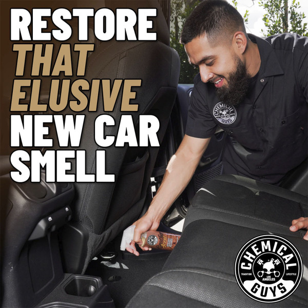 Ароматизатор и нейтрализатор запахов с ароматом новой кожи Chemical Guys Leather Scent Air Freshener, 118 мл (AIR102_04)