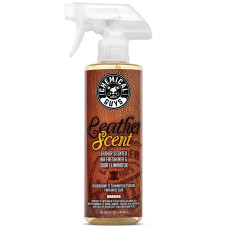 Ароматизатор и нейтрализатор запахов с ароматом новой кожи Chemical Guys Leather Scent Air Freshener, 473 мл (AIR102_16)