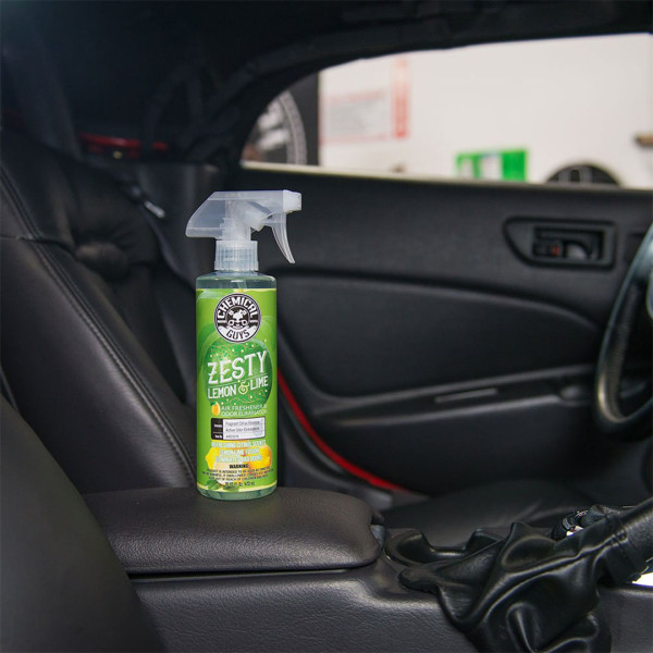 Ароматизатор и нейтрализатор запахов с ароматом лимона и лайма Chemical Guys Zesty Lemon and Lime Air Freshener, 118 мл (AIR232_04)