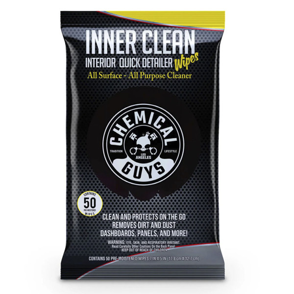 Салфетки для очистки интерьера Chemical Guys Inner Clean Wipes, 50шт (PMW_SPI663_50)